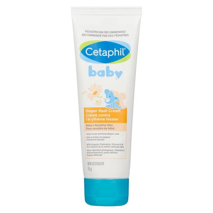 Cetaphil Baby Diaper Rash Cream with Organic Calendula Body, 70-g