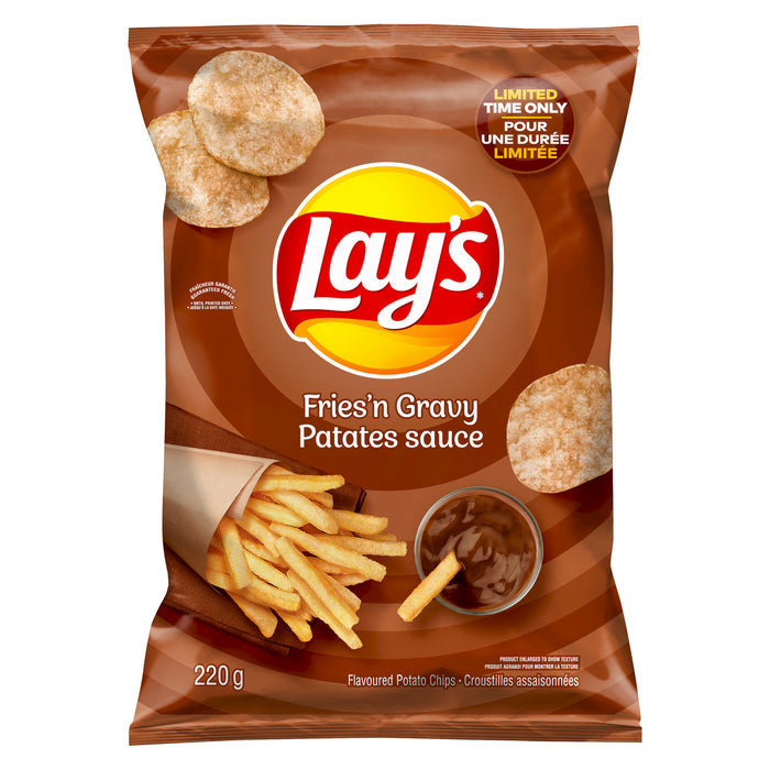 Lay's Croustilles Assaisonnées Patates Sauce, 220 g