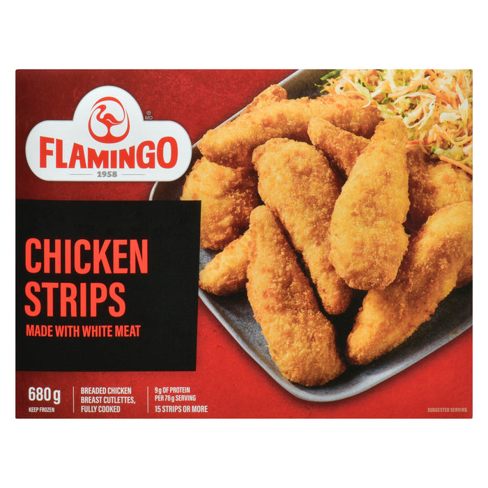 Flamingo lanières de poulet, 680 g