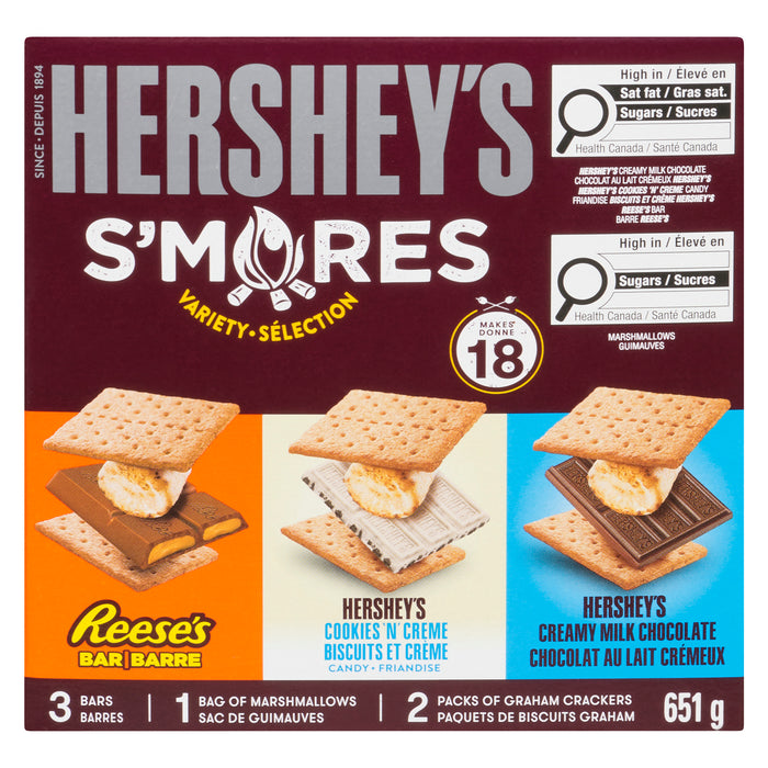 Hershey's S'mores Variety Pack, 651-g