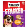 Gâteries étagées à la mélasse et au beurre d’arachide Milk-Bone Stacked pour chiens, 283 g