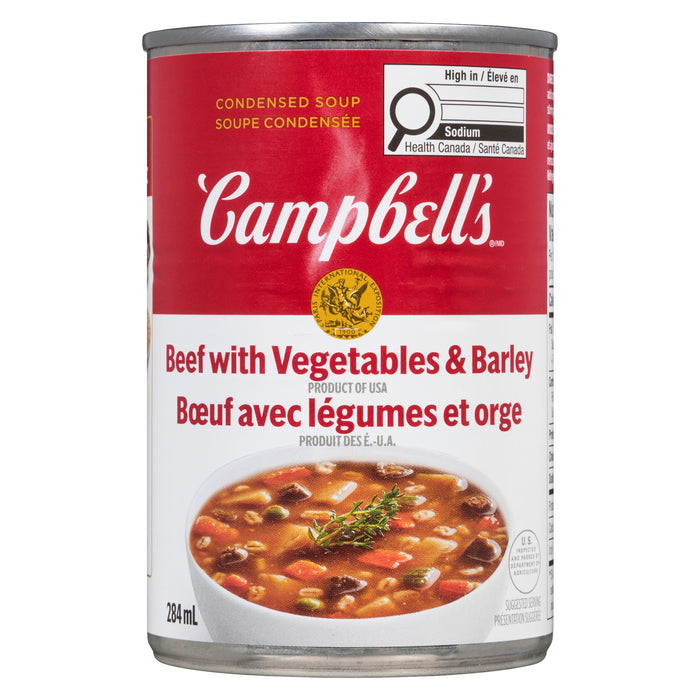Campbell's soupe condensée bœuf avec légumes et orge, 284 ml