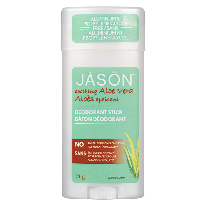 JĀSÖN bâton déodorant aloès apaisant, 71 g