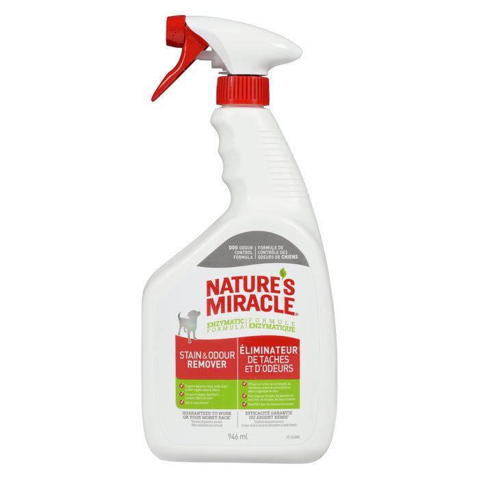 Nature's Miracle Stain & Odour Remover Dog Odour Control Formula, 946-ml