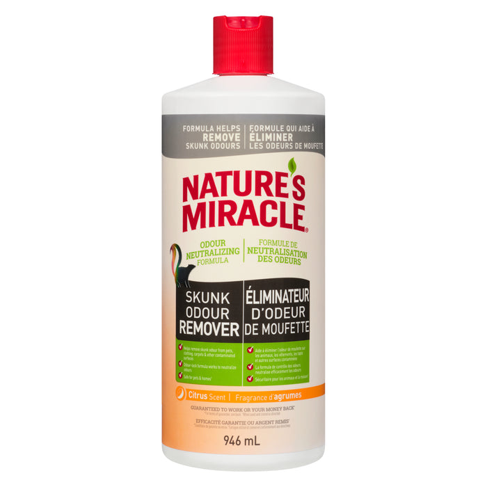 Nature's Miracle éliminateur d'odeur de moufette fragrance d'agrumes, 946 ml