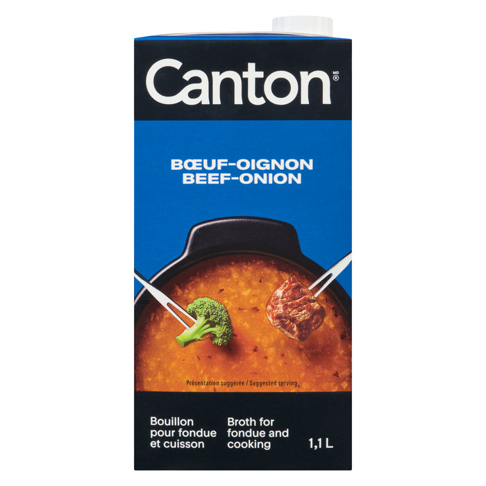 Canton bouillon pour fondue et cuisson boeuf-oignon, 1,1 L