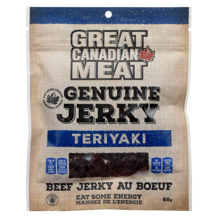 Great Canadian Meat Teriyaki Beef Jerky, 68-g