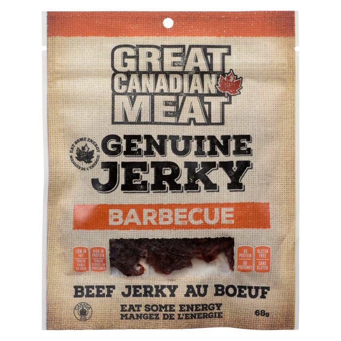 Great Canadian Meat jerky au boeuf barbeque, 68 g