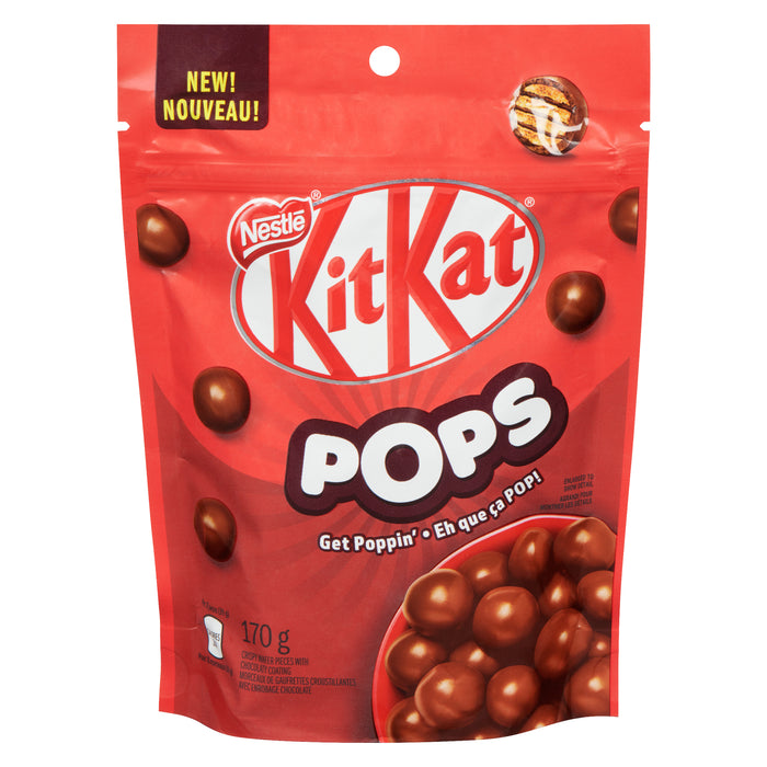 KITKAT POPS Crispy Wafer Pieces with Chocolaty Coating, 170-g