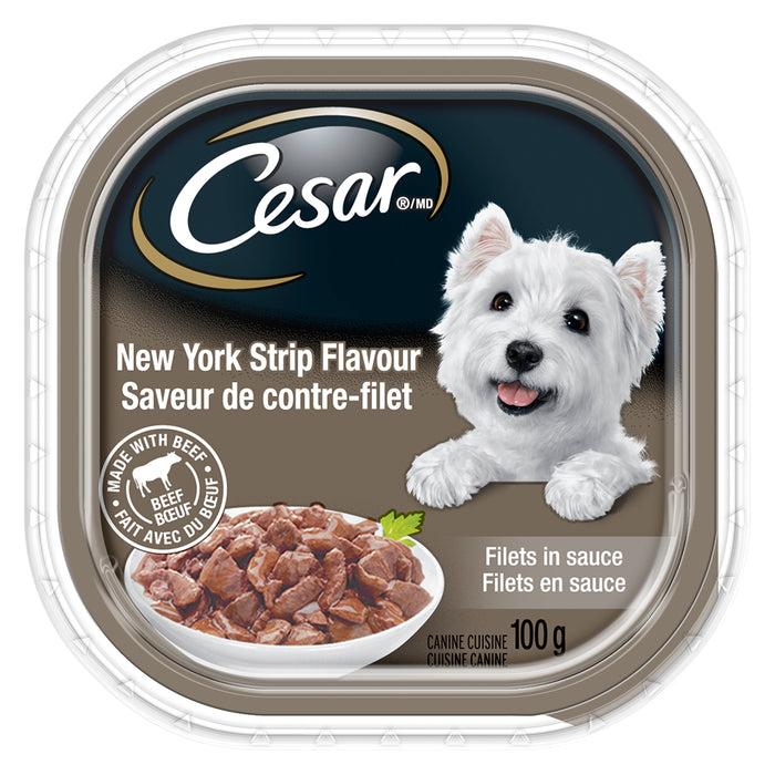 Cesar Filets in Sauce New York Strip Flavour, 100g