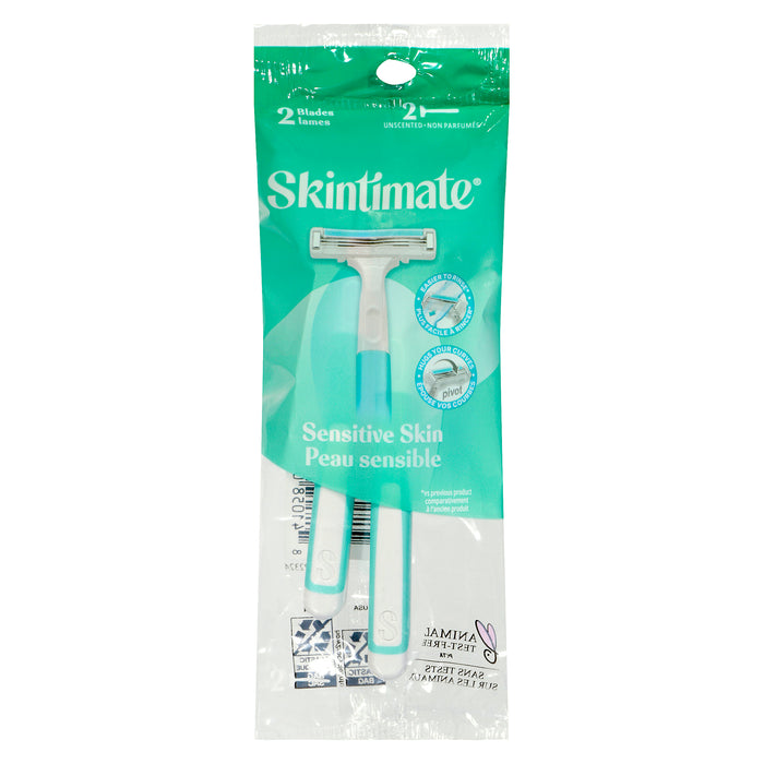 Skintimate 2 Blades Sensitive Skin, 2-Pack