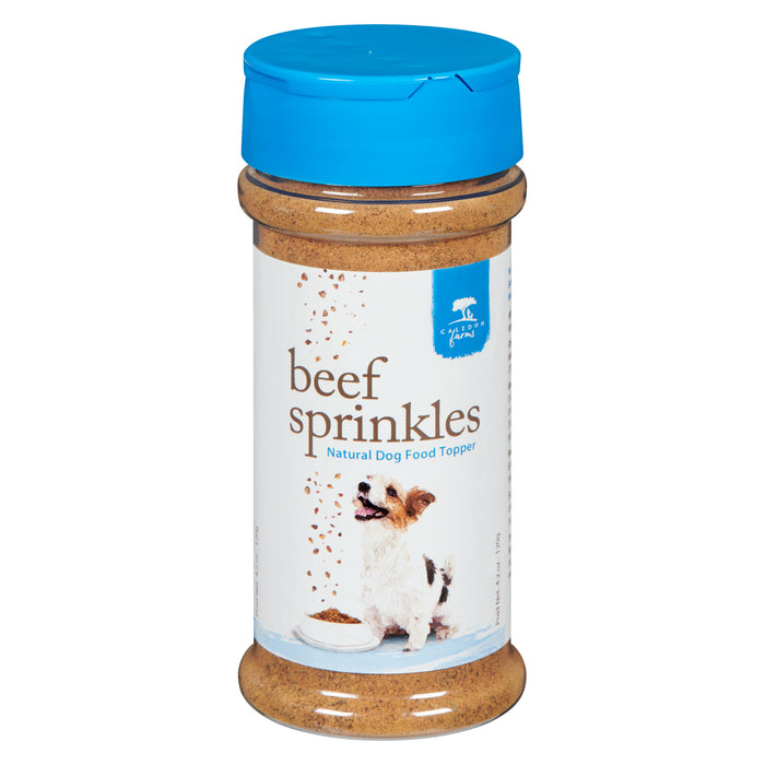 Caledon Farms Garniture de Nourriture Naturelle pour Chien Poudre de Bœuf, 120 g