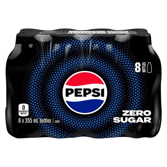 Pepsi Zéro Sucre, emballage de 8, 355 ml