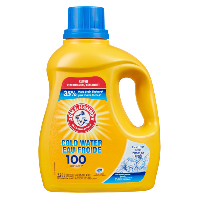 Détergent à lessive liquide Arm & Hammer Eau froide, parfum Propreté et fraîcheur - 2 L