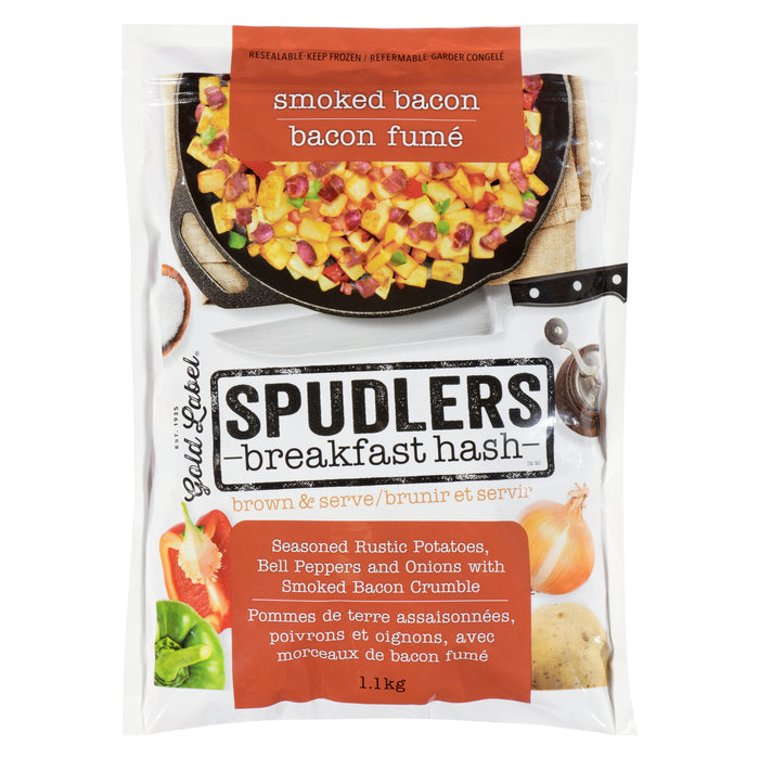 Spudlers Bacon Hash Browns, 1.1 kg