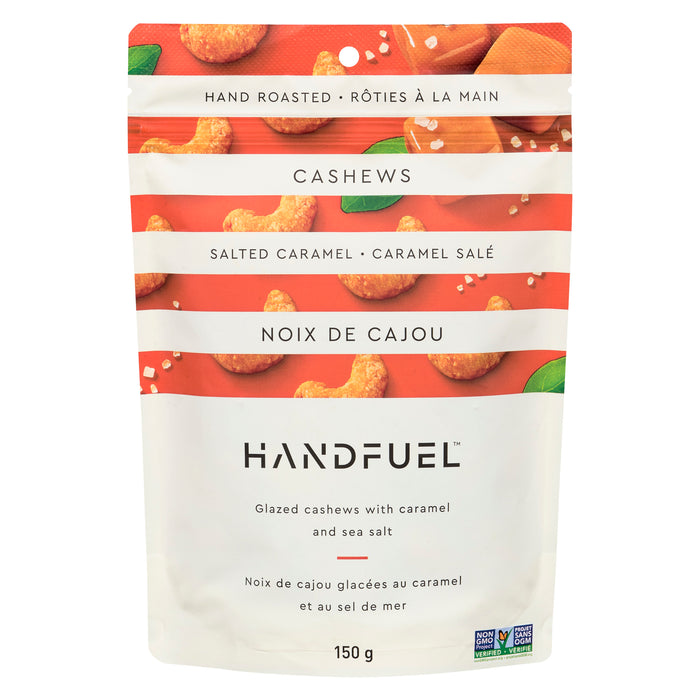 Handfuel noix de cajou caramel salé, 150 g