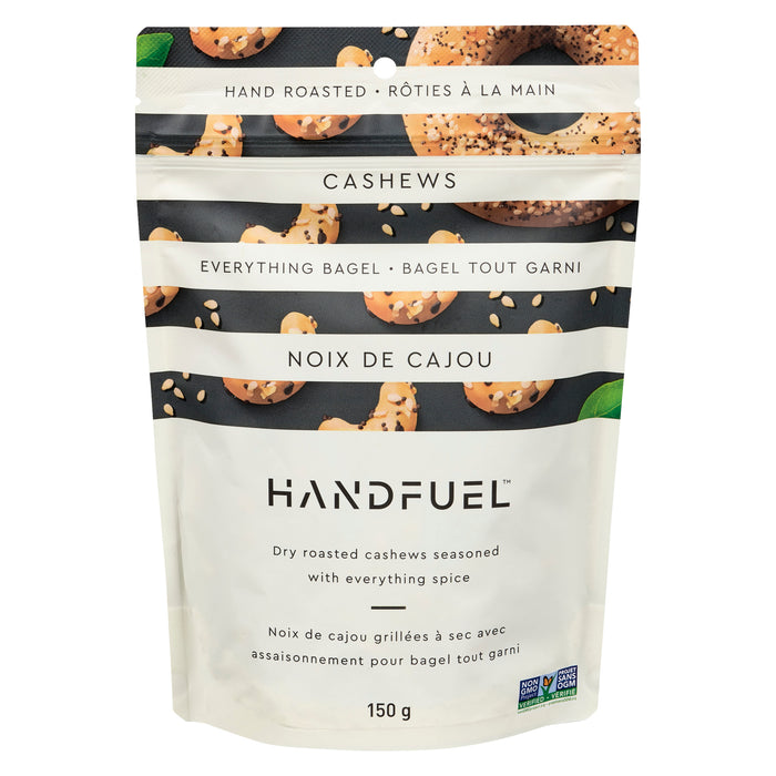 Handfuel Everything Bagel Cashews, 150-g
