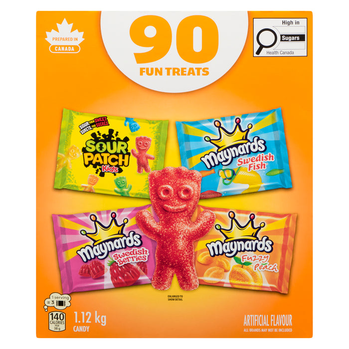 Maynards Assorted Candy, 90-Pack