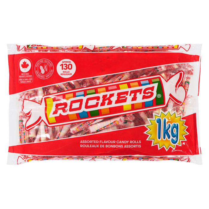 Roulaux de bonsbons Rockets -  emb. de 132, 1 kg