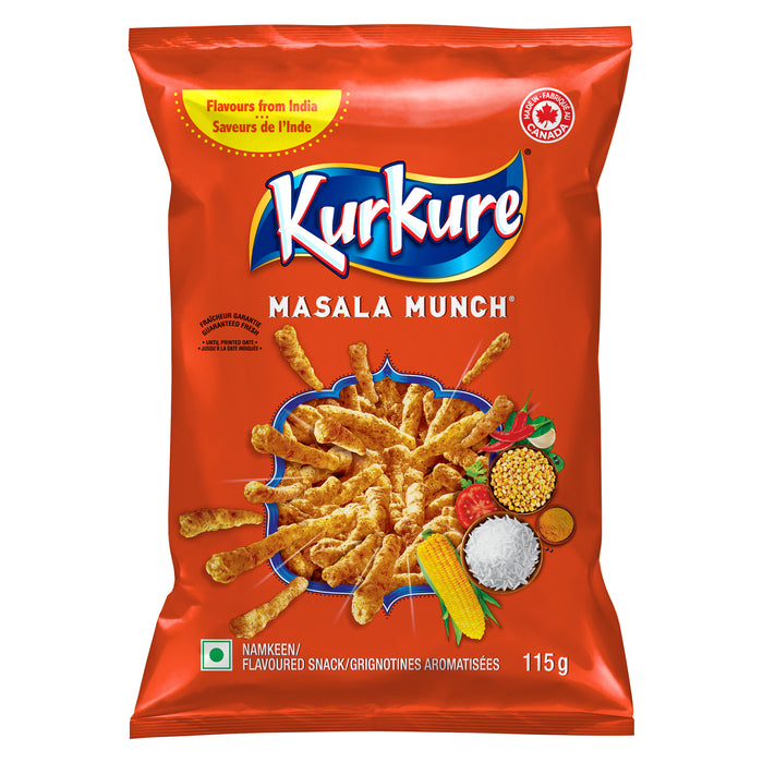 Kurkure Masala Munch Flavoured Snack Namkeen, 115-g