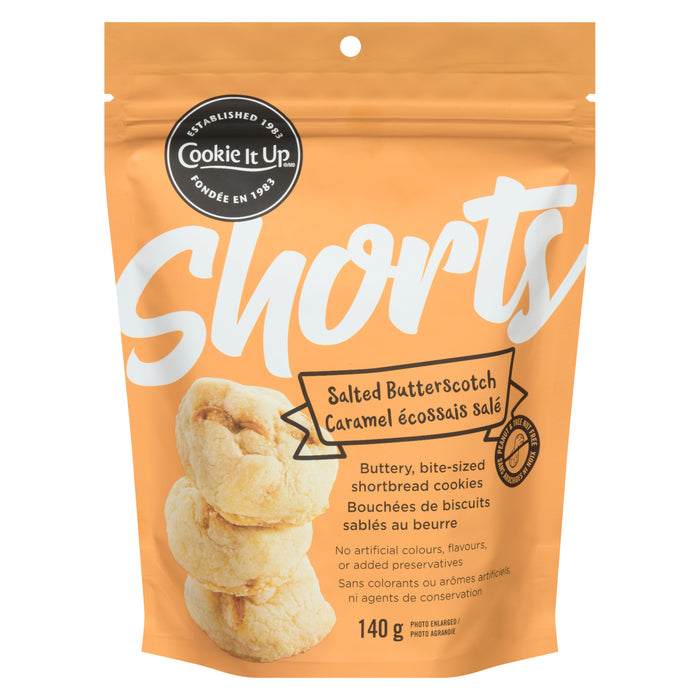 Shorts Salted Butterscotch Shortbread Cookies, 140-g