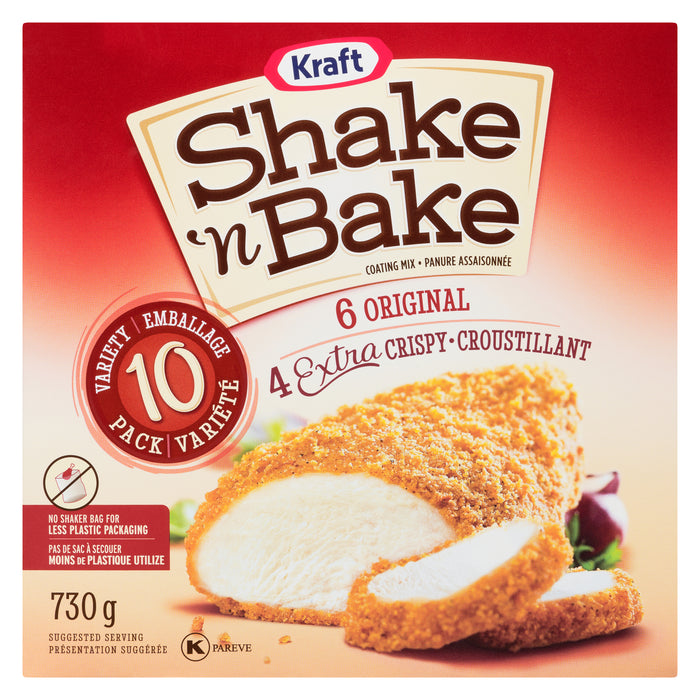 Shake 'N Bake Coating Mix Variety 10-Pack, 730g
