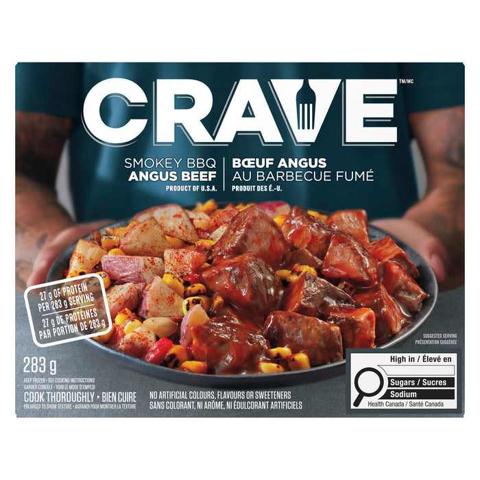 Crave Smokey BBQ Angus Beef, 283 g