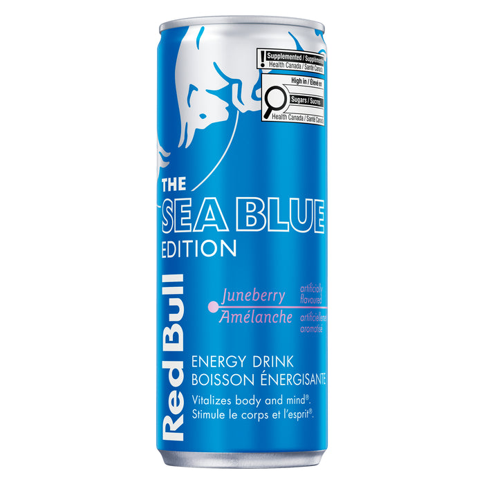 Red Bull The Sea Blue Edition Boisson Énergisante Amélanche, 250 ml