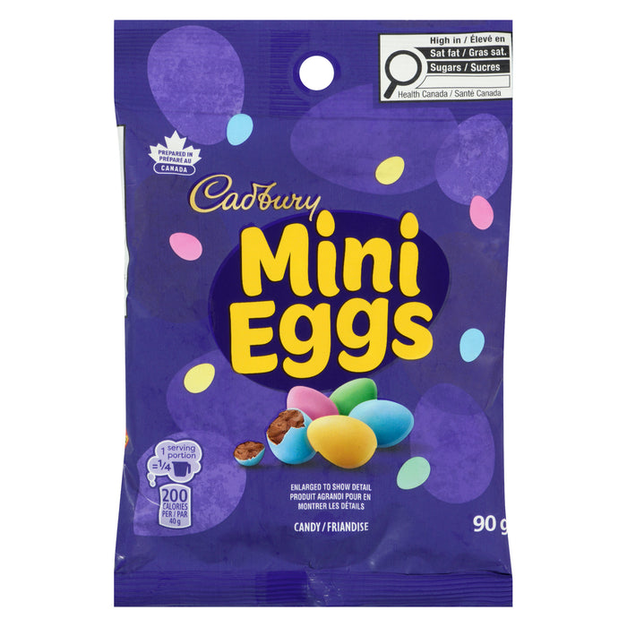 Cadbury Mini Eggs Candy, 90 g