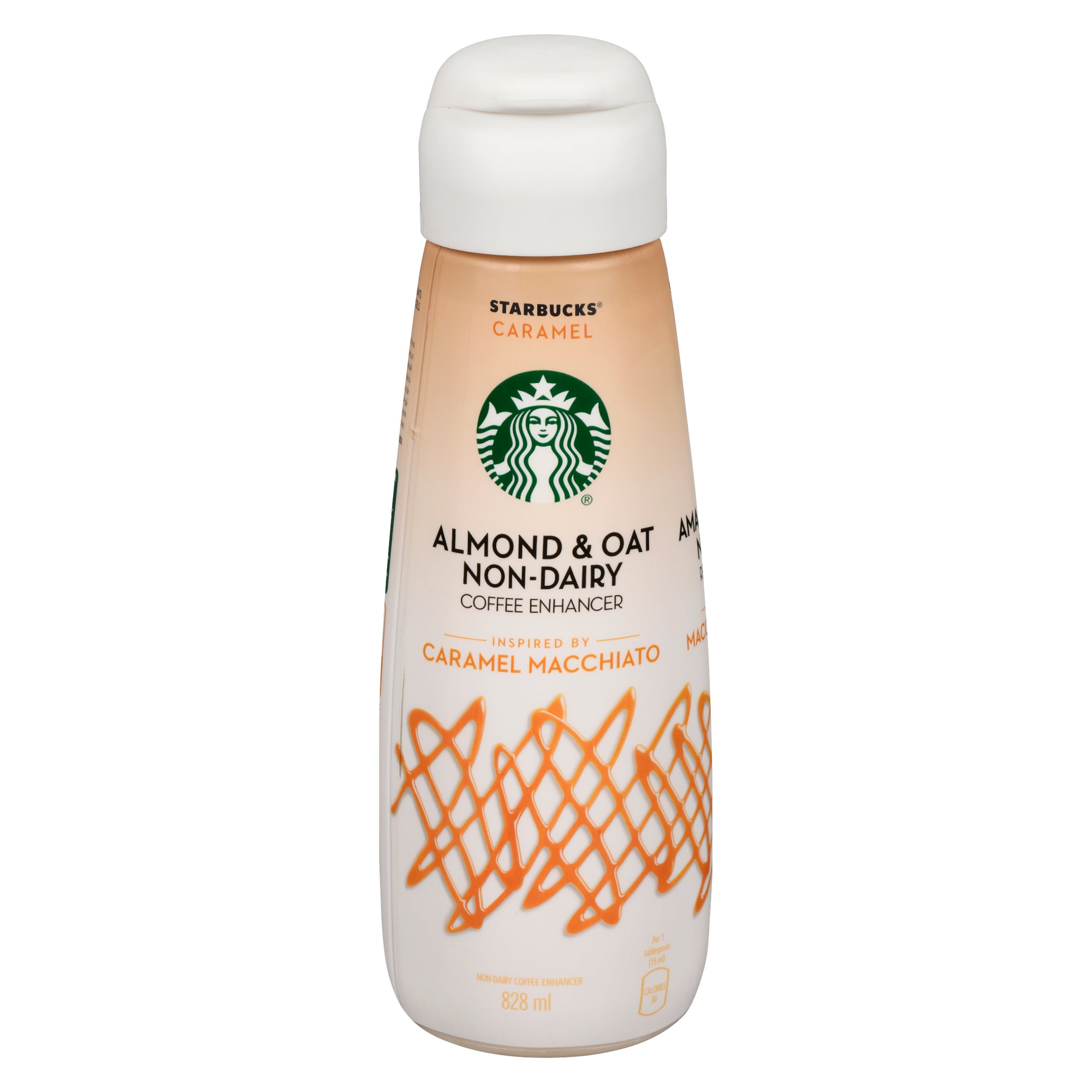 Starbucks Almond and Oat Non Dairy Caramel Macchiato Liquid Coffee Enh