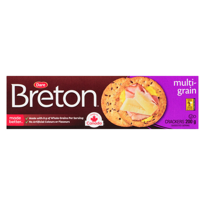 Breton Multigrain Crackers, 200-g