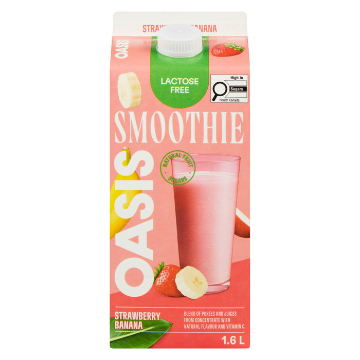 Oasis Smoothie Strawberry Banana, 1.6 L