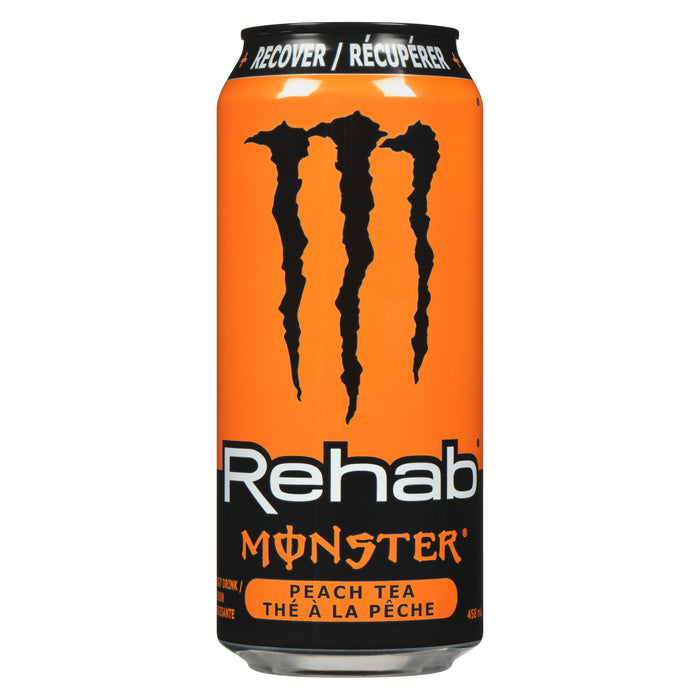 Monster Rehab boisson énergisante thé à la pêche, 458 ml