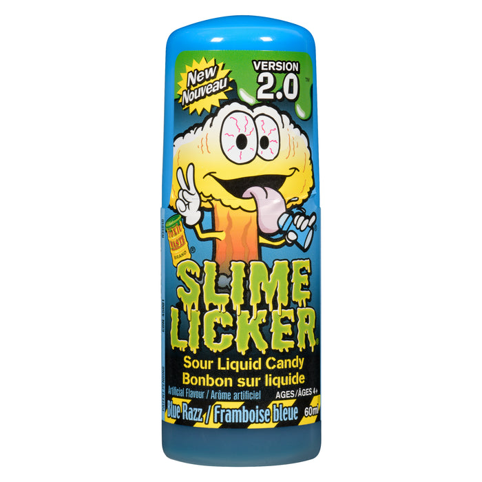 Toxic Waste Slime Licker Sour Liquid Candy, Blue Razz, 60 ml