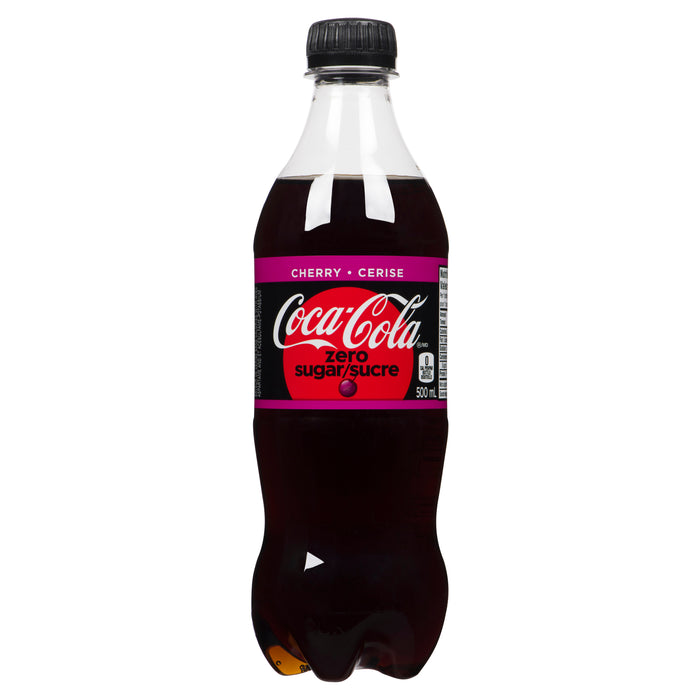 Coca-Cola Zéro sucre Coke Zero cerise, 500 ml