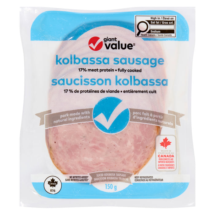Saucisse Kolbassa Giant Value, 150 g