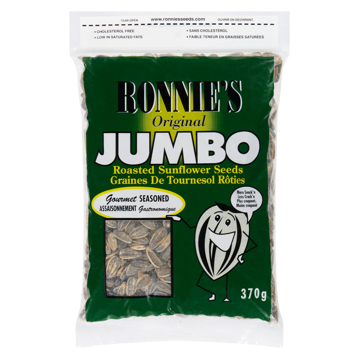 Ronnie's Original Jumbo Graines de Tournesol Rôties Assaisonnement Gastronomique, 370 g