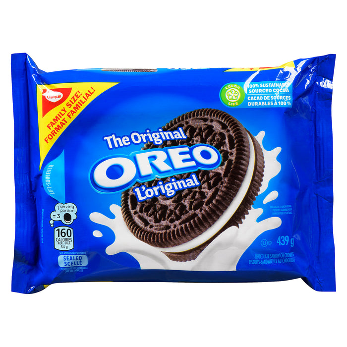 Biscuits-sandwichs format économique Original Oreo de Christie, 439 g