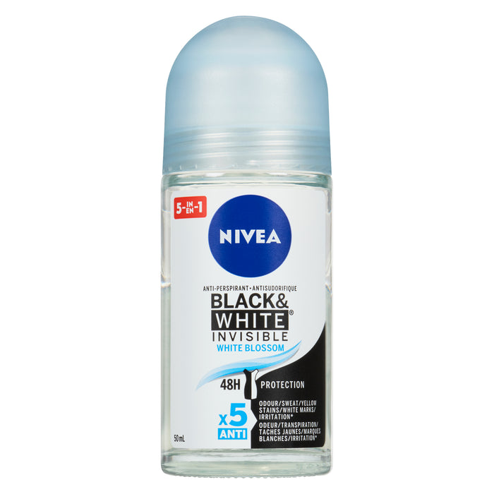NIVEA Black & White Invisible Antisudorifique, 50 ml