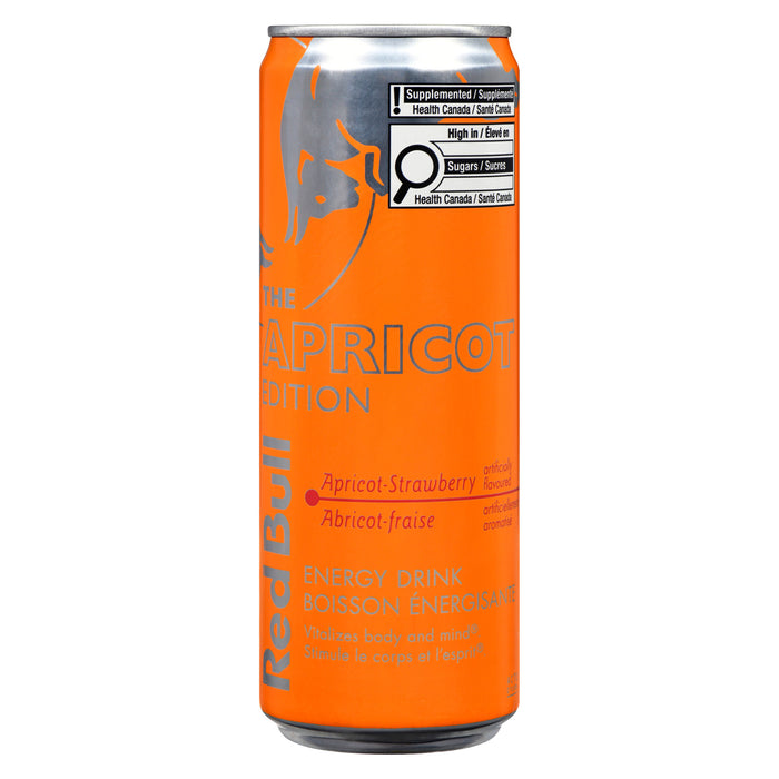 Red Bull Energy Drink Sugarfree Apricot-Strawberry, 355 ml
