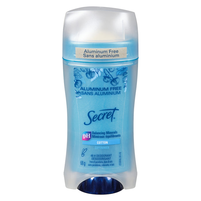 Secret Aluminum Free Deodorant Cotton - 68 g