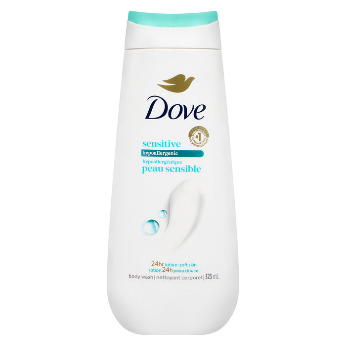 Dove Sensitive Skin Body Wash, 325-ml