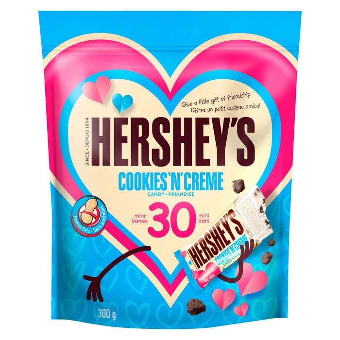 Hershey's Cookies 'n' Creme Mini Bars, 30-Pack