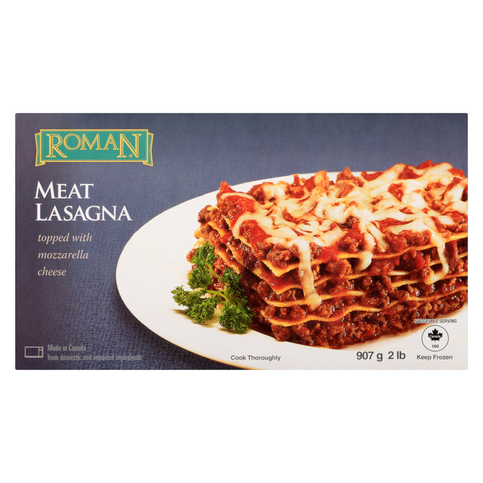 Lasagne à la viande Roman garnie de fromage mozzarella – 908 g