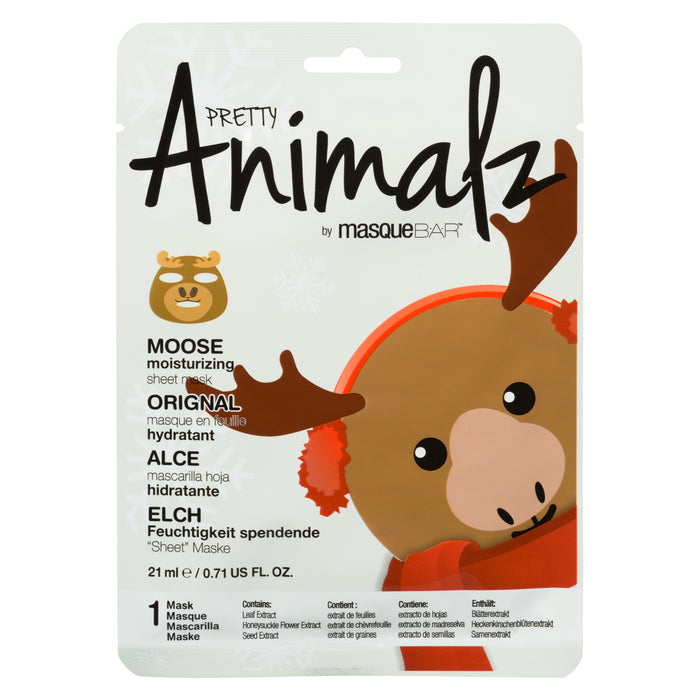 masque BAR Pretty Animalz Masque en Feuille Hydratant Orignal, 21 ml