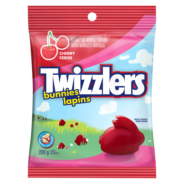Twizzlers Candy Cherry Bunnies, 200 g