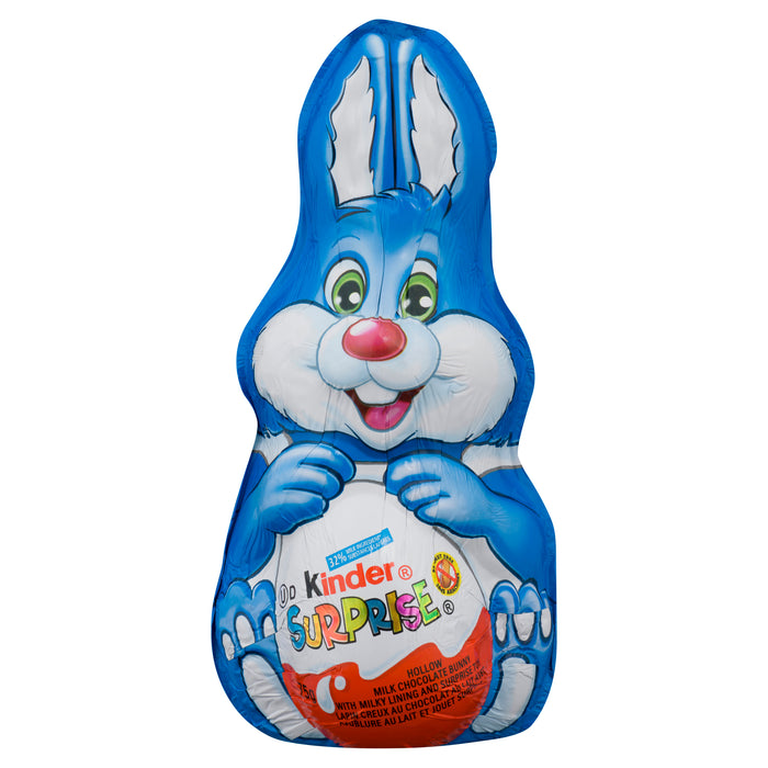 Kinder Surprise Hollow Milk Chocolate Bunny with a Surprise Toy, 75 g