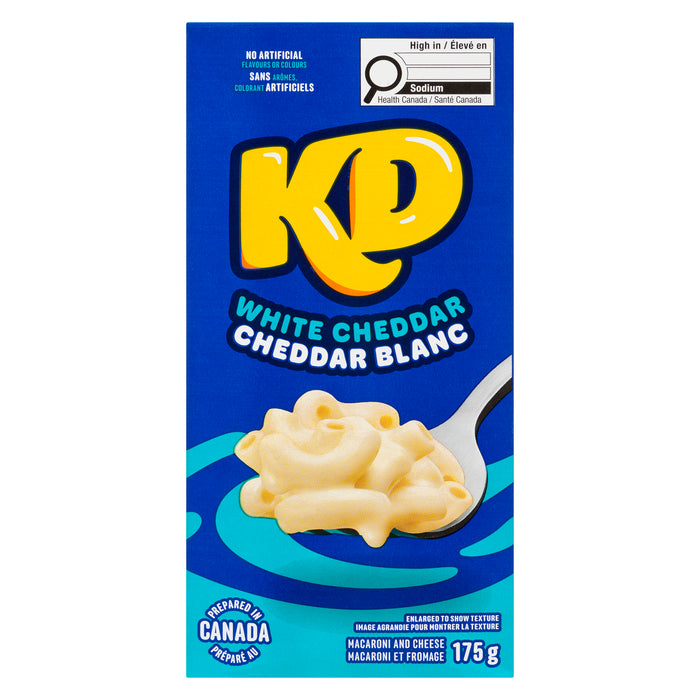 Kraft Dinner Macaroni & Cheese White Cheddar, 175 g