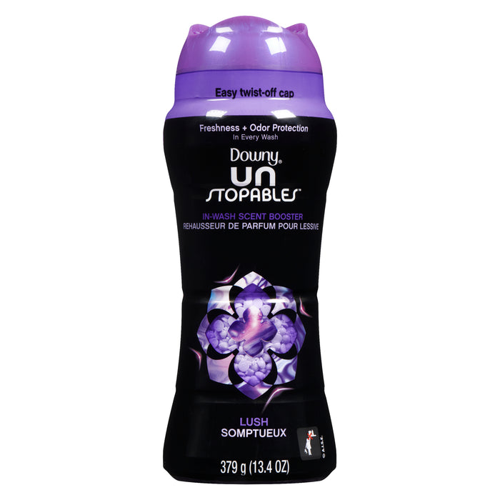 Downy Unstopables In-Wash Laundry Scent Booster Beads, Lush, 379 g