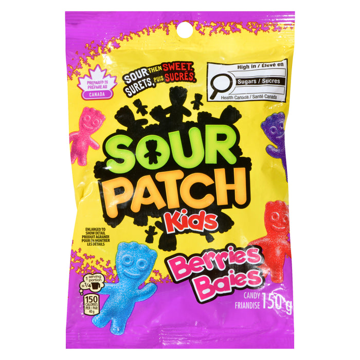 Sour Patch Kids Friandise Baies, 150 g